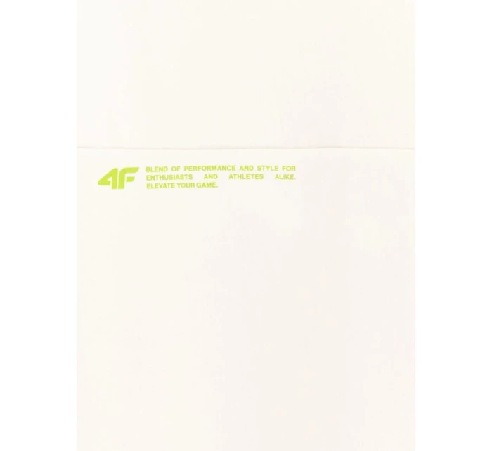 Pánská nepromokavá mikina s kapucí 4F 4FRAW25TSWSM2458-11S