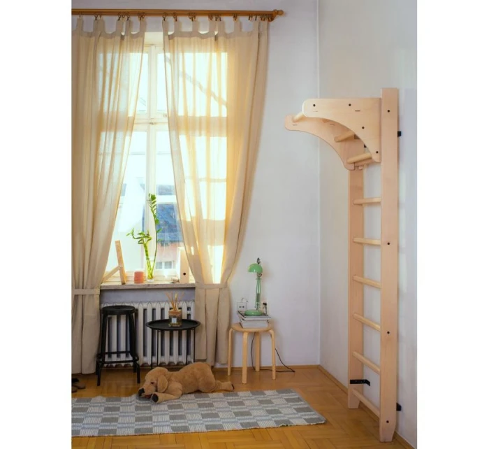 ŽEBŘÍK S DŘEVĚNOU POSILOVACÍ LAVICÍ BENCHK 111 ŽEBŘÍK S DŘEVĚNOU POSILOVACÍ LAVICÍ BENCHK 111