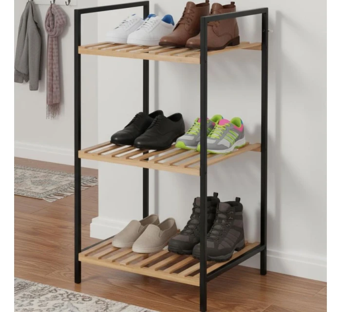 Stojan na boty 3 TIER 38x32.5x70CM BAMBUS EXCELLENT HOUSEWARE