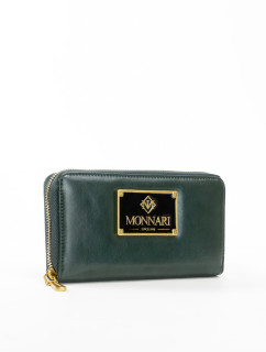 Monnari Peněženky Klasická dámská peněženka se vzorem Zelená