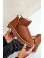 Dámské sněhule na platformě D.Franklin DFSH370010 Hnědé