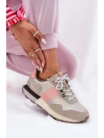 Dámské semišové tenisky Big Star HI-POLY SYSTEM – šedo-růžové Dámské semišové tenisky Big Star HI-POLY SYSTEM – šedo-růžové