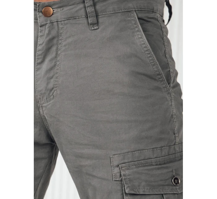 Pánské bojové kalhoty šedé FashionStreet UX4255