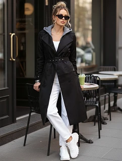 damski z kapturem czarny model 22092203 - FashionStreet