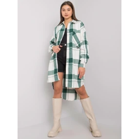 Košile EM KS 604.67P bílá zelená Košile EM KS 604.67P bílá zelená