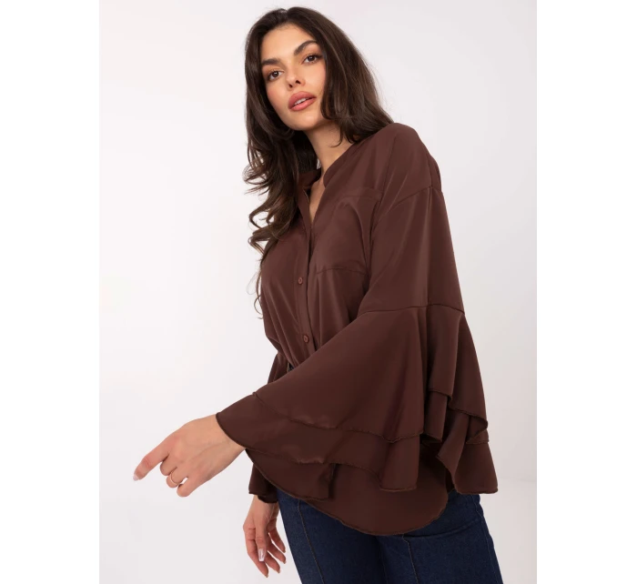 MI košile KS 3173.49 hnědá MI košile KS 3173.49 hnědá