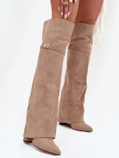 Kozačky na podpatku  model 217225 Step in style