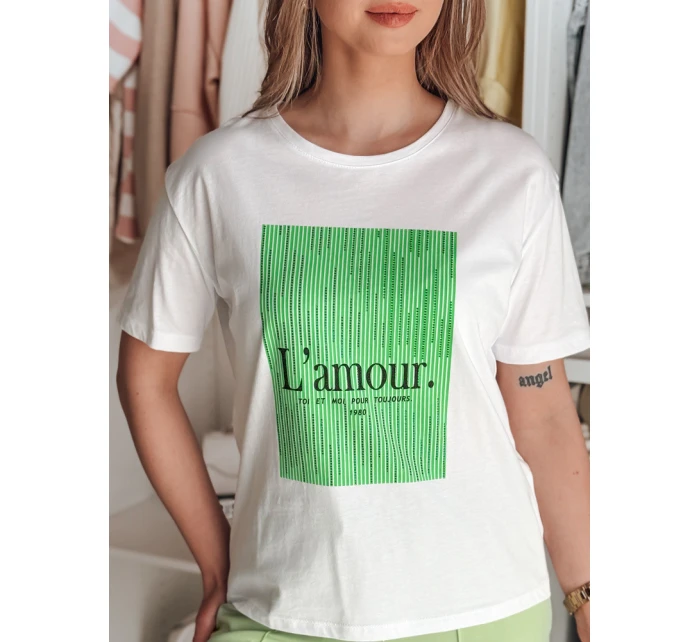 Dámské tričko LAMOUR bílé Dstreet RY2586