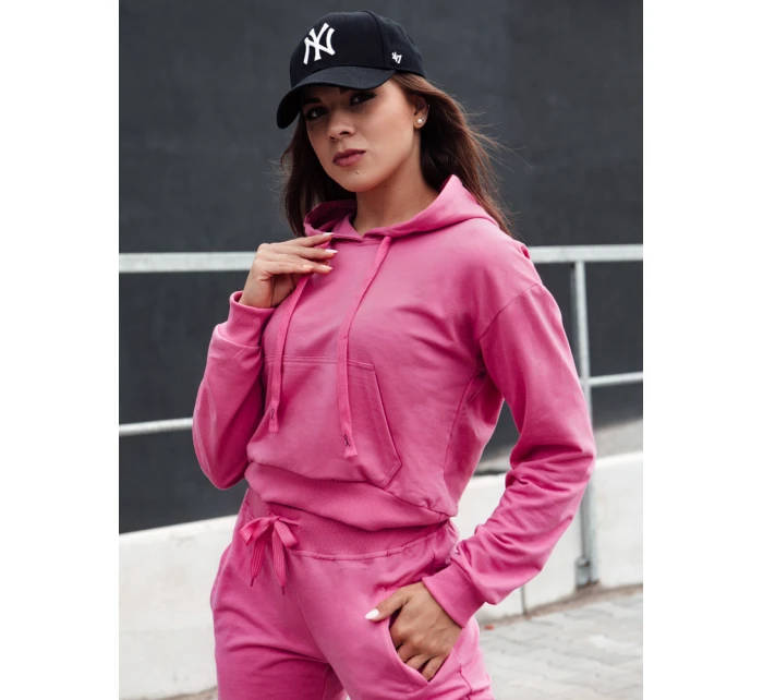 Dámská mikina TRENDHOOD růžová FashionStreet BY1305
