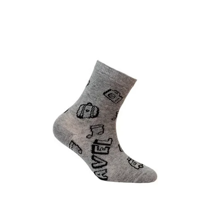 Skarpety  chłopięce wzorowane model 16126614 - Wola