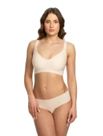 Dámský sportovní top Jelly bra comfort beige - JULIMEX Dámský sportovní top Jelly bra comfort beige - JULIMEX
