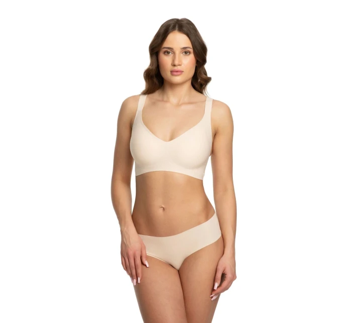 Dámský sportovní top Jelly bra comfort beige - JULIMEX Dámský sportovní top Jelly bra comfort beige - JULIMEX