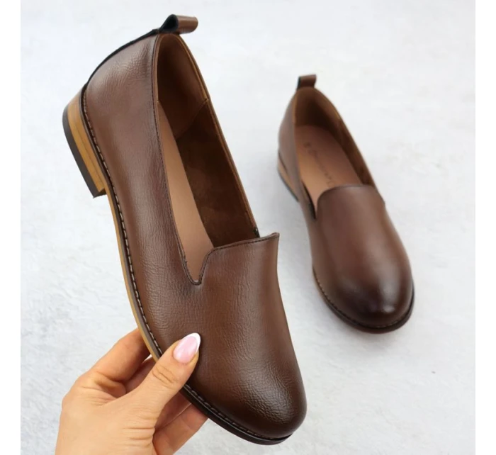 Dámské polobotky lords brown Potocki 19337