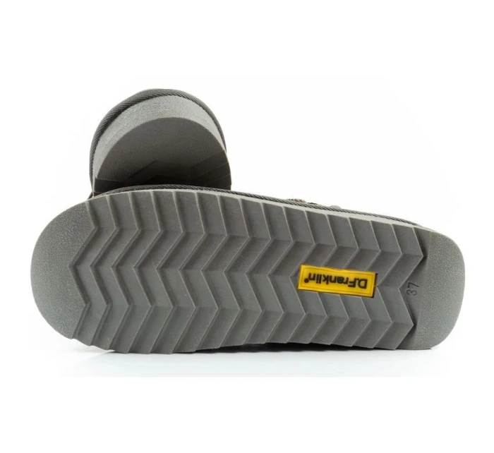 D.Franklin dámské sněhule zimní módní zateplené boty šedé dámské