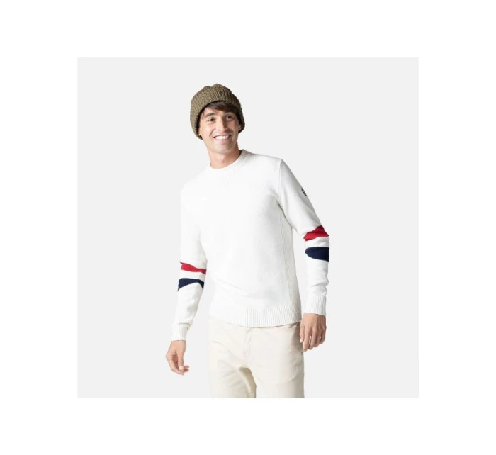 Rossignol Signature Knit Sweater bílý Rossignol Signature Knit Sweater bílý