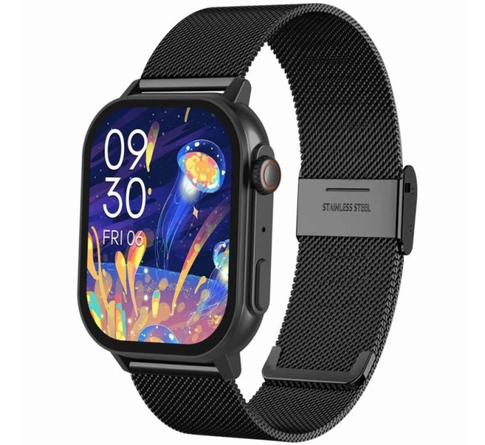 Chytré hodinky Gravity GT15-1 Black Silicone Strap + Black Bracelet Chytré hodinky Gravity GT15-1 Black Silicone Strap + Black Bracelet