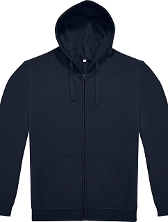 B&C ID.224 Zip Hood Unisex mikina s kapucí 01.I224 navy