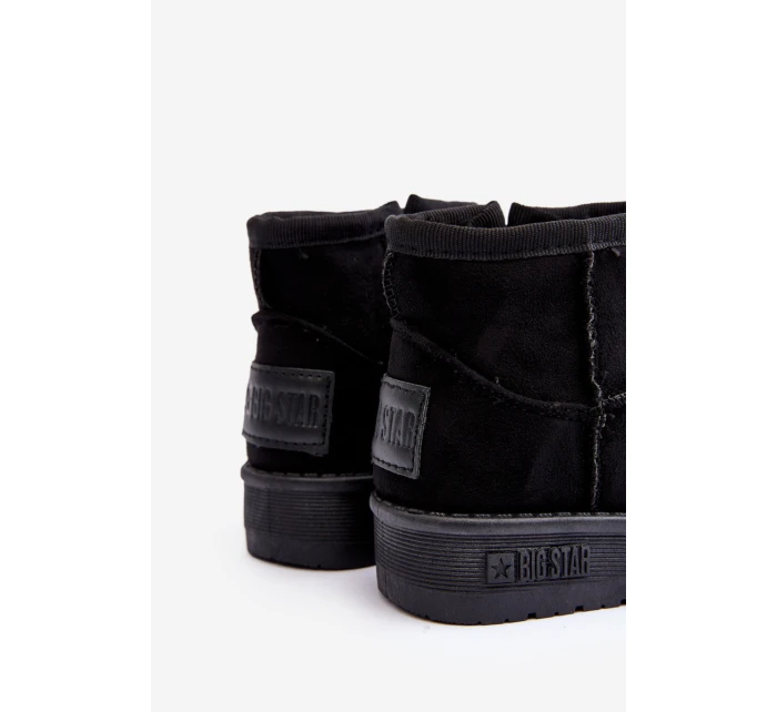 Dětské zimní boty s na zip černé Big Star model 21637314 - Big Star Shoes Dětské zimní boty s na zip černé Big Star model 21637314 - Big Star Shoes