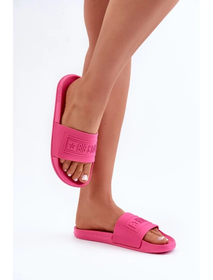 Lehké dámské pantofle Big Star model 21675988 fuchsie - Big Star Shoes
