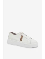 Dámské tenisky z přírodní kůže model 22027794 bílé - D&A