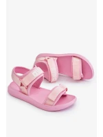 Dámské Sportovní Sandály Big Star LL274729 Růžové Dámské Sportovní Sandály Big Star LL274729 Růžové