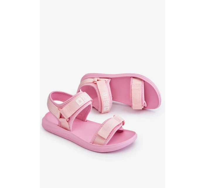 Dámské Sportovní Sandály Big Star LL274729 Růžové Dámské Sportovní Sandály Big Star LL274729 Růžové
