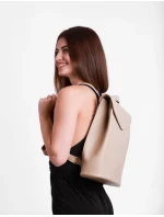 Dámský kožený batoh Vuch Joanna Leather Beige