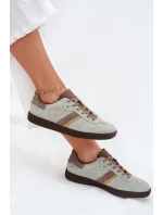 Dámské semišové tenisky Big Star HI-POLY SYSTEM – mentolové