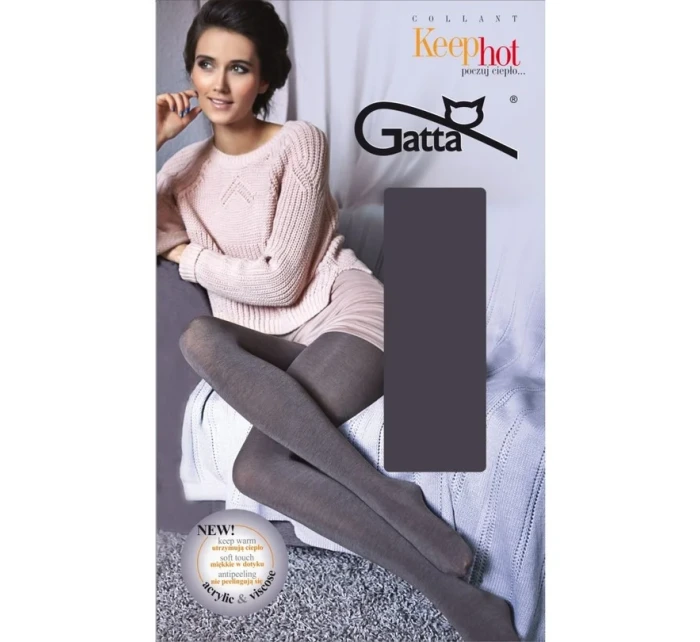 KEEP HOT - Hladké dámské punčochové kalhoty 3D - GATTA KEEP HOT - Hladké dámské punčochové kalhoty 3D - GATTA