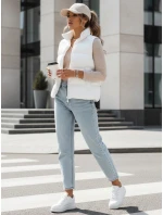 Dámská prošívaná vesta WILLOW bílá FashionStreet TY3798