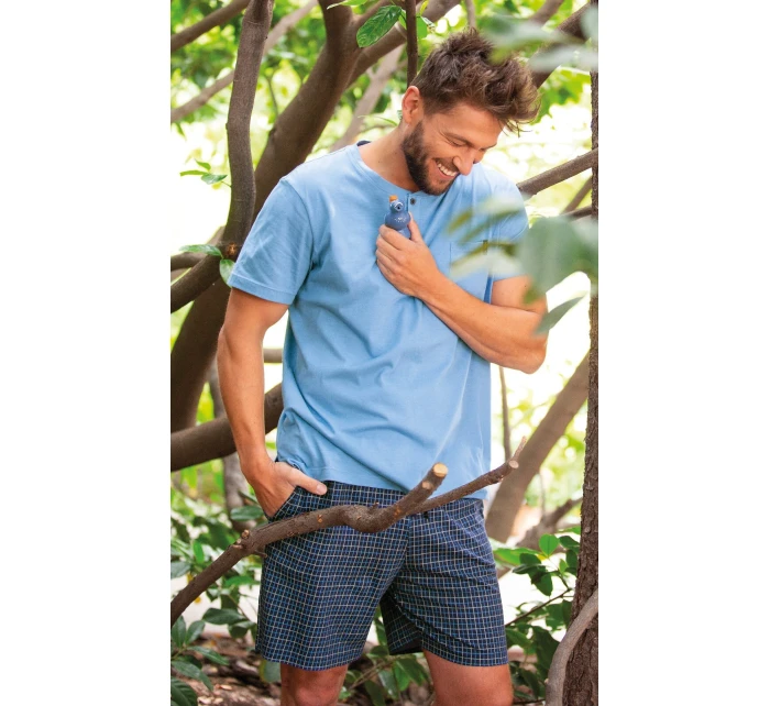 Pyžamo Key MNS 414 A26 cr/r 3XL-4XL Pyžamo Key MNS 414 A26 cr/r 3XL-4XL