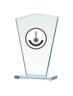 Gravírovaná skleněná trofej