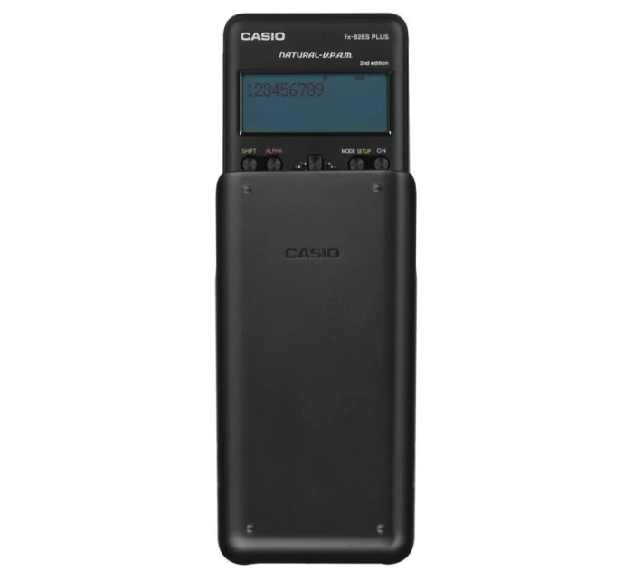 CASIO FX-82ESPLUS-2 VĚDECKÁ KALKULAČKA, 252 FUNKCÍ, 77X162MM, ČERNÁ KRABIČKA