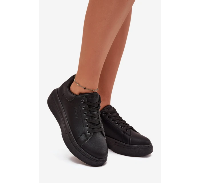 Dámské Tenisky Na Platformě Big Star model 21705695 Černé - Big Star Shoes Dámské Tenisky Na Platformě Big Star model 21705695 Černé - Big Star Shoes