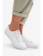 Dámské tenisky z eko kůže Big Star model 22009843 Bílé - Big Star Shoes