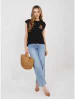 T shirt model 22027632 czarny - FPrice