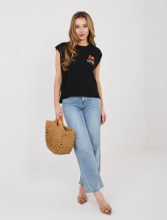 T shirt model 22027632 czarny - FPrice