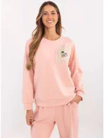 Bluza DHJ BL model 20857382 brzoskwiniowy - FPrice Bluza DHJ BL model 20857382 brzoskwiniowy - FPrice