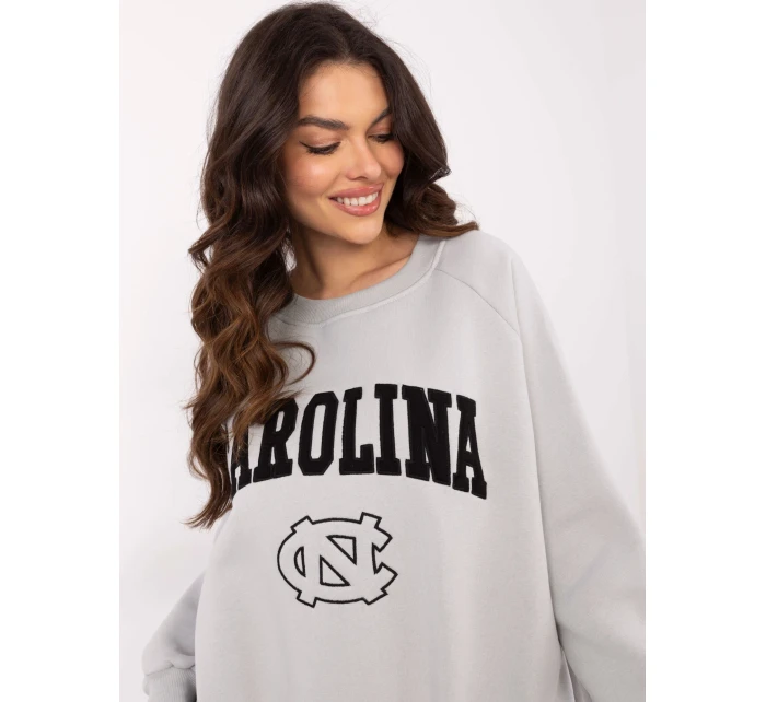 Mikina EM BL světle šedá model 20822464 - FPrice Mikina EM BL světle šedá model 20822464 - FPrice