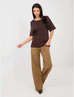 Tričko RV TS A1090.30 tmavě hnědé