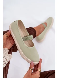 Dámské tenisky Big Star – světle zelené