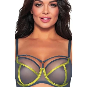 Dámská podprsenka 1923/1 Protea denim - AVA