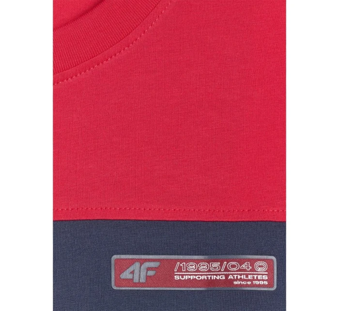 Pánské tričko s potiskem 4F 4FRAW25TTSHM3292-31S