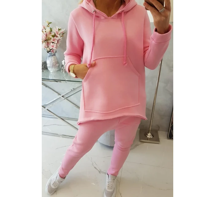 Sada sáčkových kalhot světle růžová