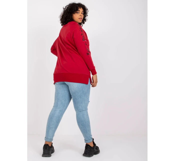 Tunika RV TU 7158.76P tmavě červená