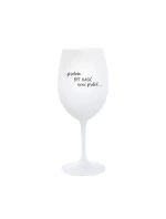 PROTOŽE BÝT HASIČ NENÍ PRDEL - bílá sklenice na víno 350 ml PROTOŽE BÝT HASIČ NENÍ PRDEL - bílá sklenice na víno 350 ml