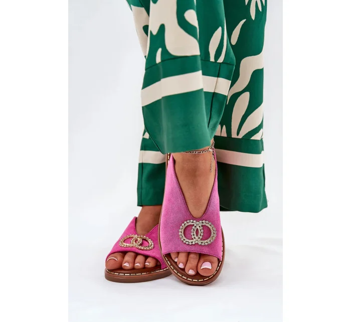 Dásmské sandály A8228 růžové - Yolera