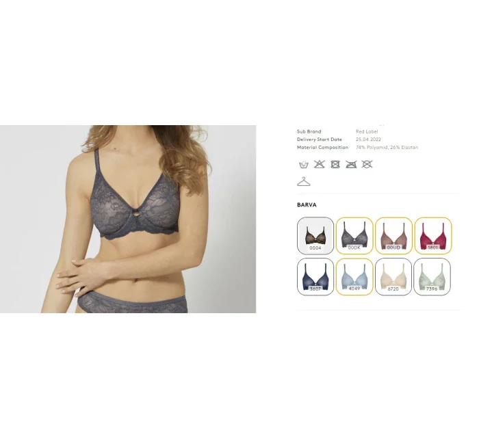 Dámská podprsenka Amourette Charm W02 Triumph