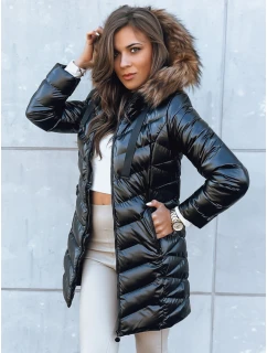 Dámská prošívaná bunda CRYSTAL black FashionStreet TY3821