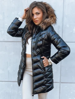 Dámská prošívaná bunda CRYSTAL black FashionStreet TY3821